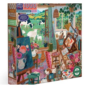 Puzzle 1000 pcs Artist's Cottage - Eeboo