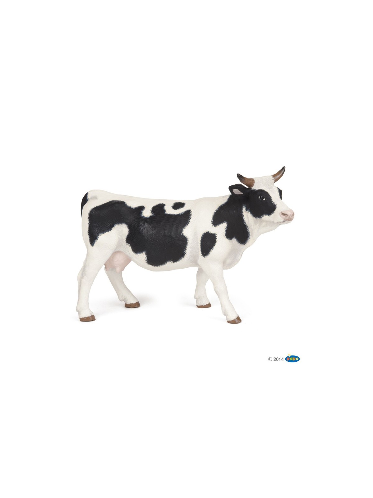 Vache noire et blanche