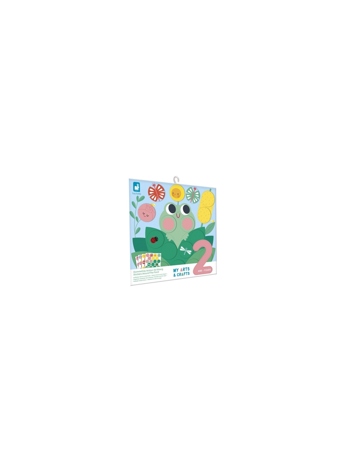 Coffret Créatif Gommettes Autour de l'étang - 2 ans
