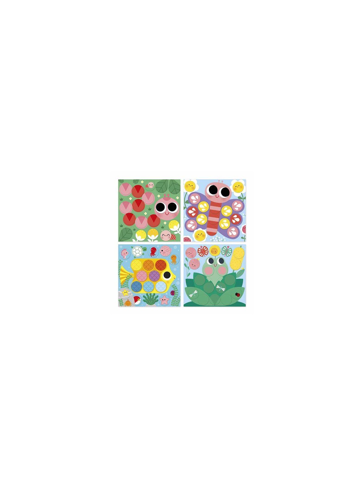 Coffret Créatif Gommettes Autour de l'étang - 2 ans