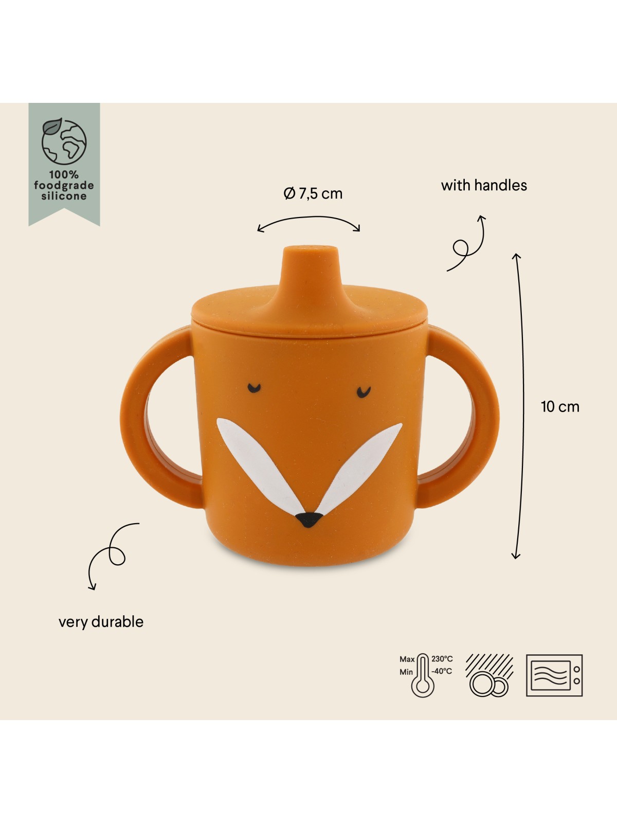 Tasse d'apprentissage en silicone -