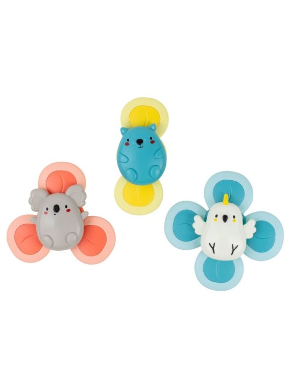Lot de 3 spinners sensoriels animaux australiens