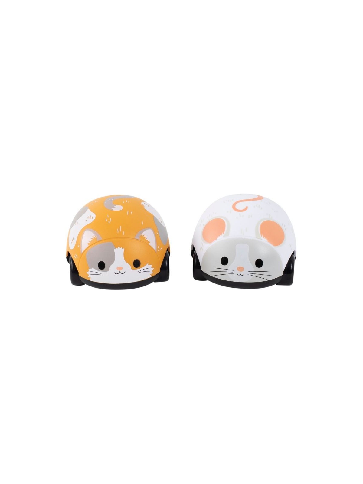 Lot de 2 véhicules à friction chat et souris