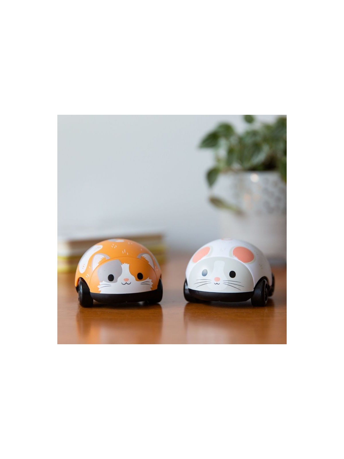 Lot de 2 véhicules à friction chat et souris