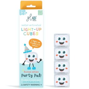 4 cubes lumineux Party Pal blanc