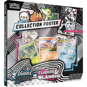 Coffret poster foudre noire et flamme
