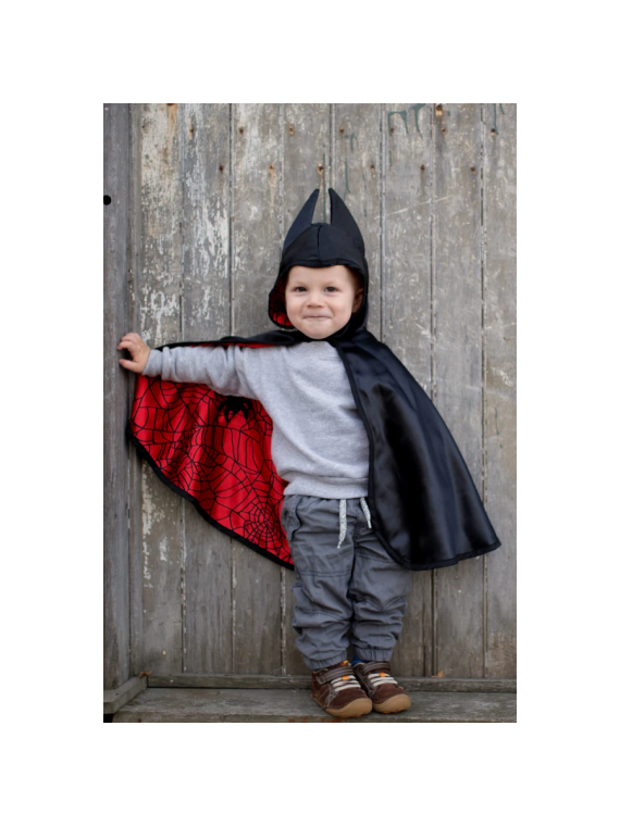 CAPE RÉVERSIBLE SPIDER/BAT 2-3 ANS