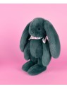 Eluche lapin Vert 35 cm - Lapin Fleurette