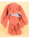 Peluche lapin Orange Terracotta 35 cm - Lapin Fleurette