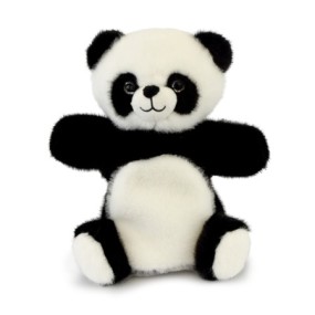 Marionnette Panda noir et blanc - 24 cm