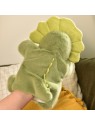 Marionnette Dinosaure vert - 24 cm
