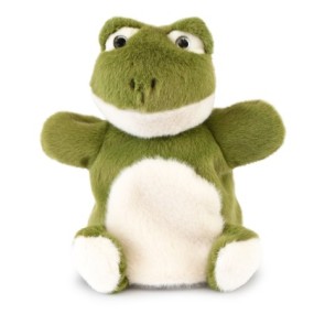 Marionnette Grenouille verte - 24 cm