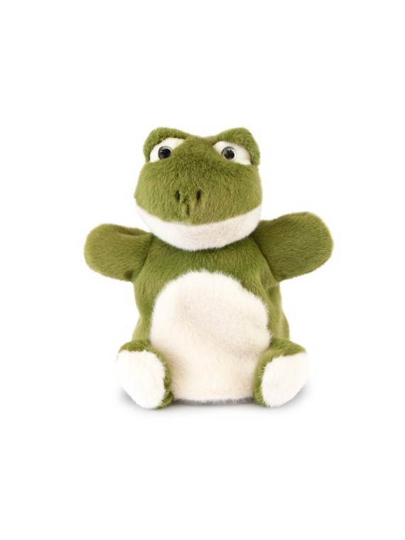 Marionnette Grenouille verte - 24 cm