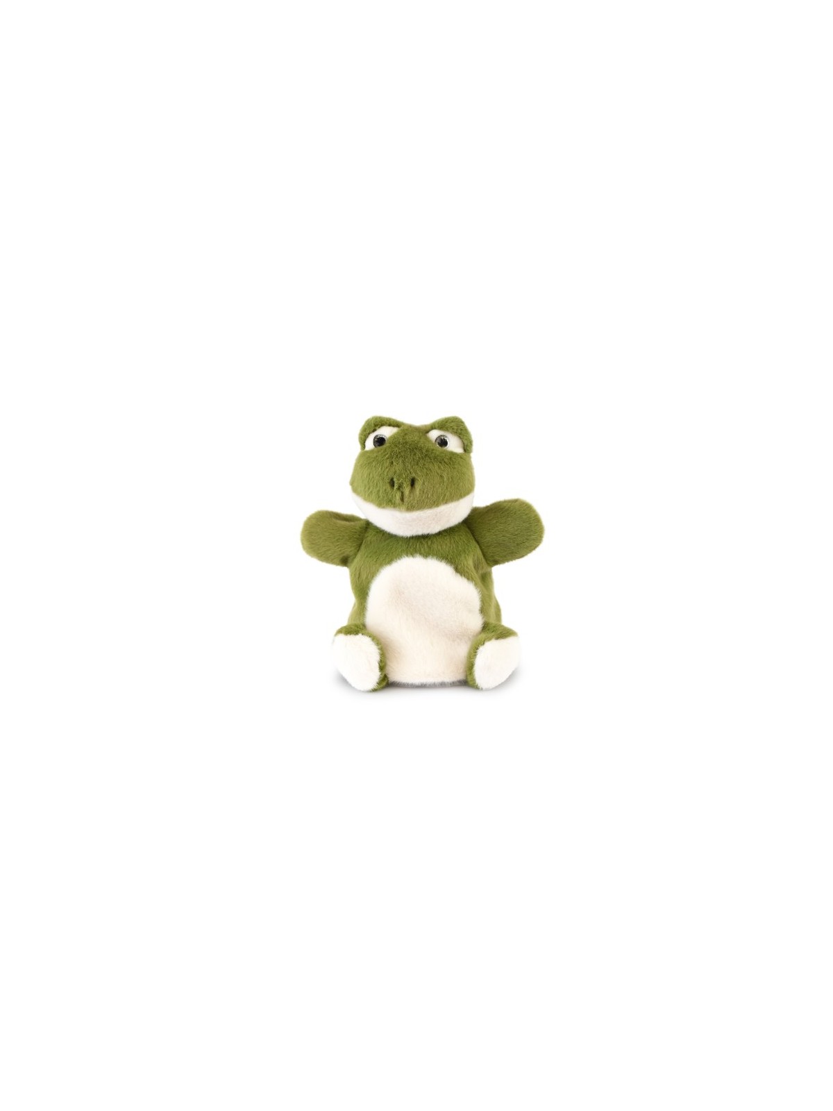 Marionnette Grenouille verte - 24 cm