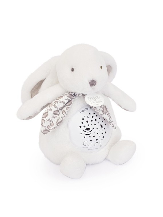 Veilleuse Lapin Musicale projection mur avec chansons douces