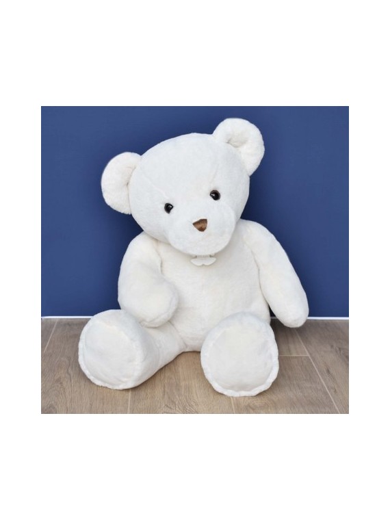 Titours - Ours en Peluche Géant Blanc - 75 cm