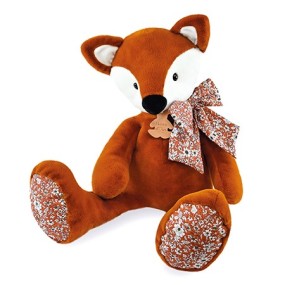 Peluche Renard Orange - 60 cm - Copains Câlins