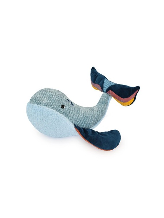 Peluche Baleine bleue - 30 cm