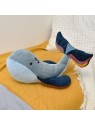 Peluche Baleine bleue - 30 cm