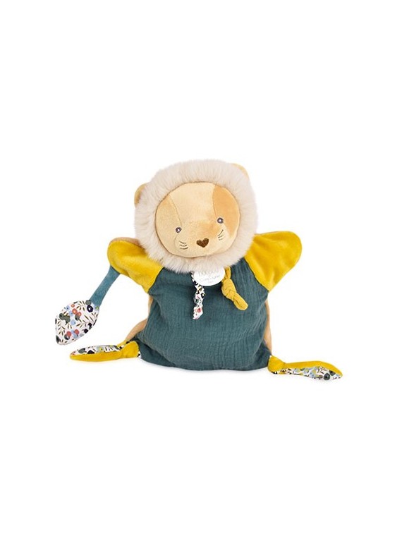 Doudou Marionnette Lion - 25 cm- Bohaime