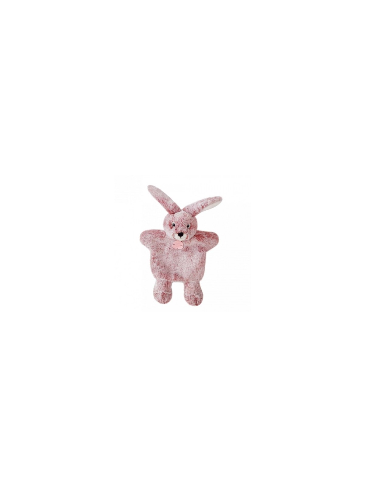Marionnette à Main Lapin Rose - 25 cm