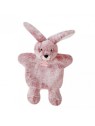 Marionnette à Main Lapin Rose - 25 cm