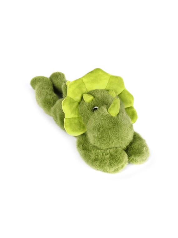 Peluche bien être - Dinosaure en peluche vert magnétique