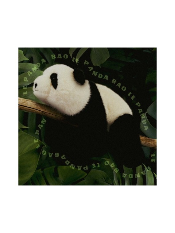 Peluche lestee Panda Bao - 32 cm