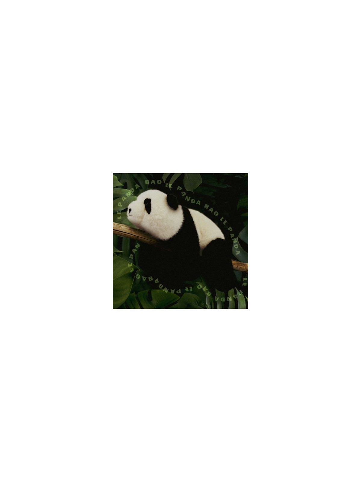 Peluche lestee Panda Bao - 32 cm