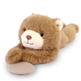 Peluche bien être - Ours en peluche magnétique marron - 30cm