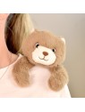 Peluche bien être - Ours en peluche magnétique marron - 30cm