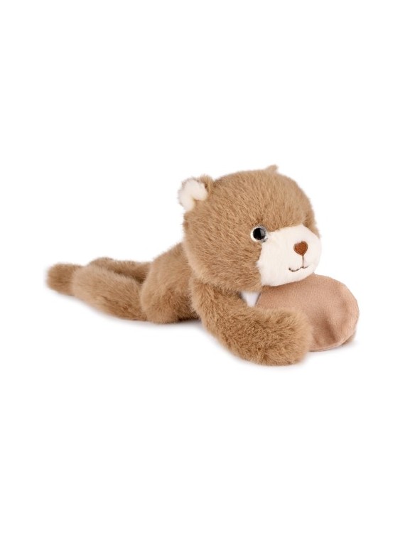 Peluche bien être - Ours en peluche magnétique marron - 30cm