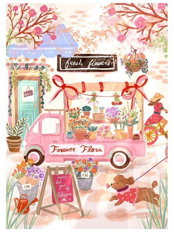 Lack Studio - Forever Flora, Flower Truck 500 pièces
