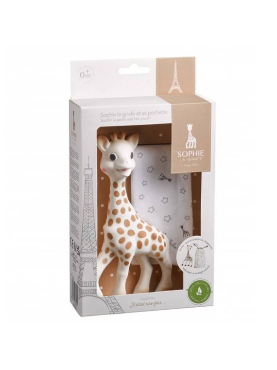 Sophie la girafe et sa pochette de rangement