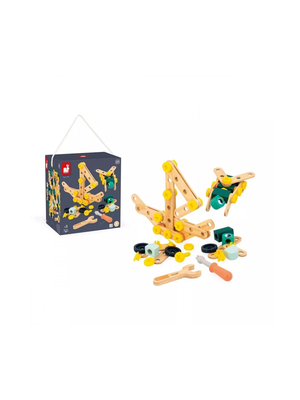 Baril Brico'Kids 100 pièces (bois)
