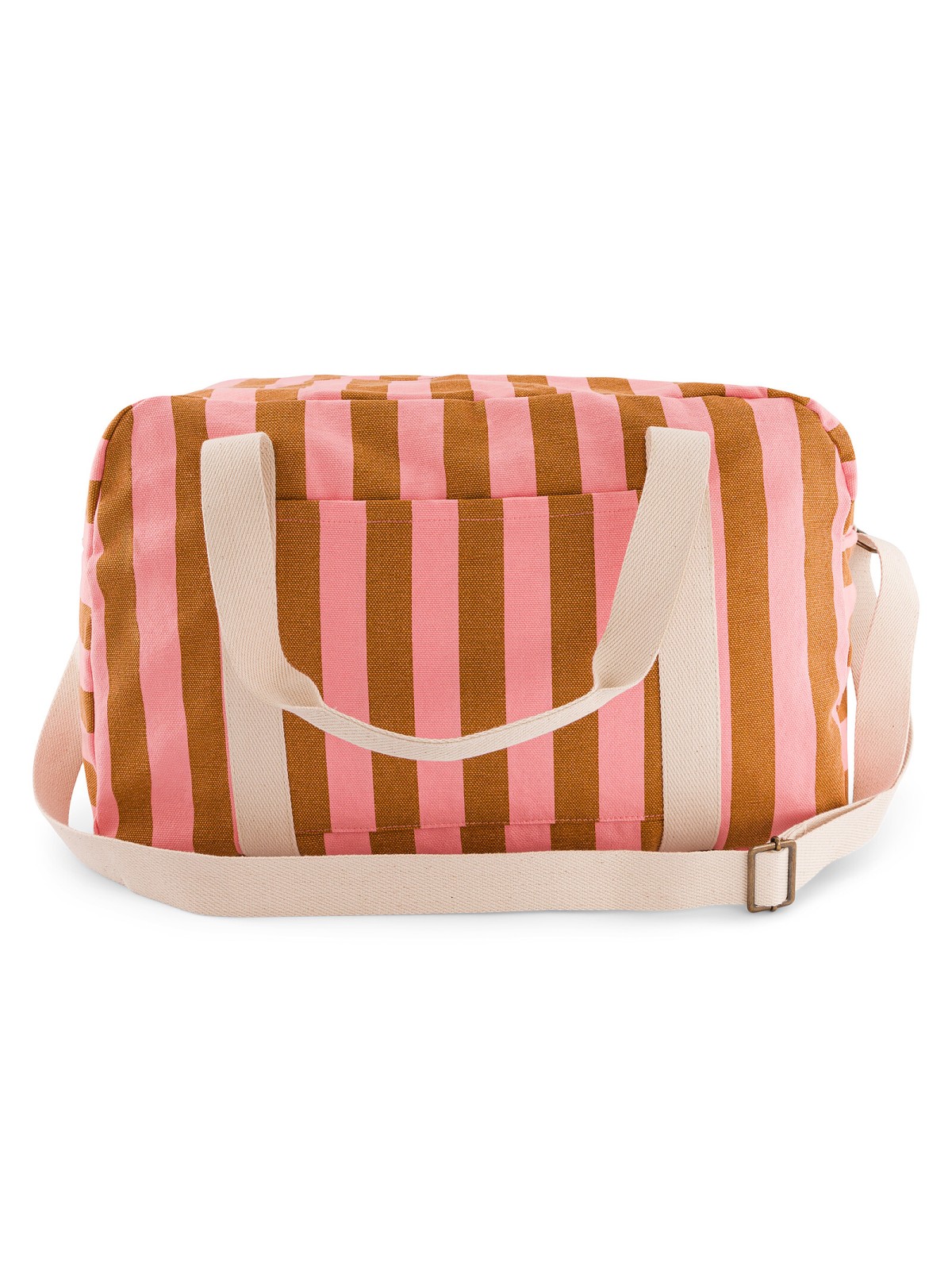 Sac à langer Raphael Rayures Caramel / Strawberry