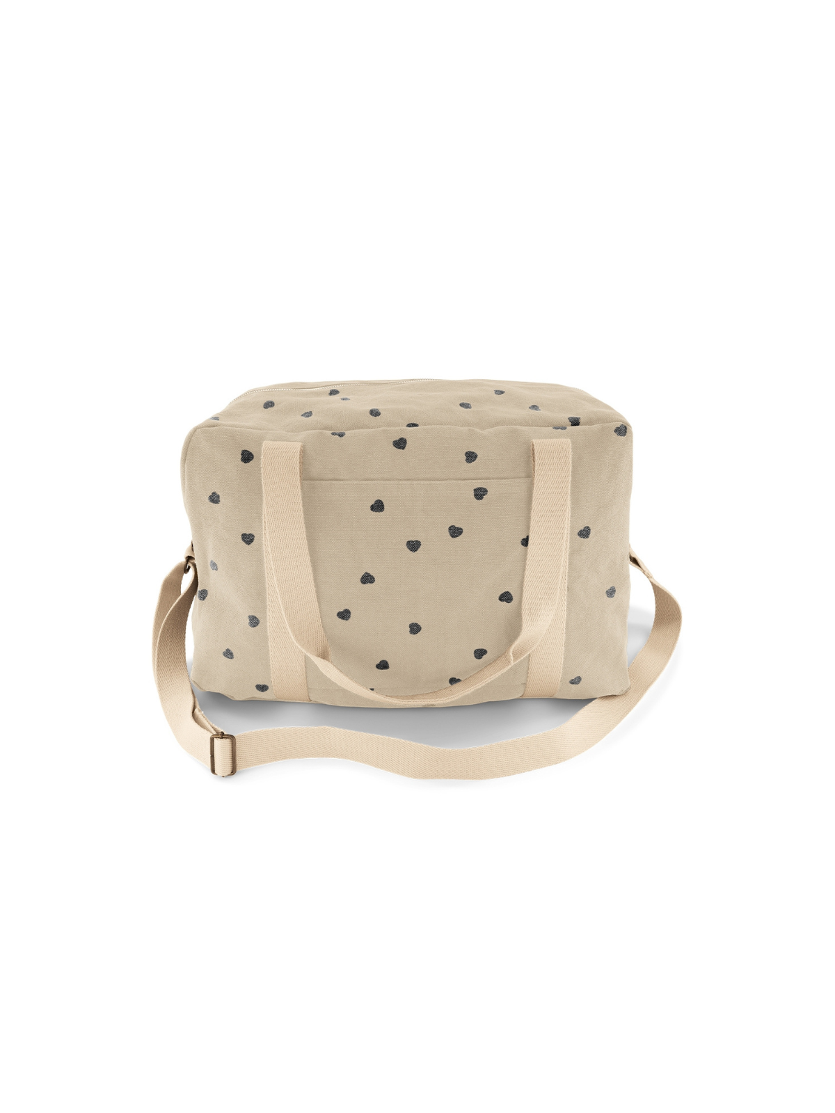 Sac à Langer Raphael - Sable Coeurs Noirs