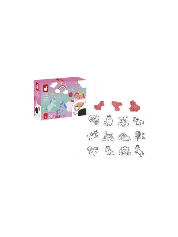 Coffret de 15 Tampons Unicorn Stampinoo