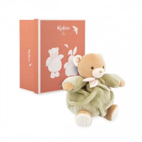 Peluche ours Patapouf Vert - 17 cm