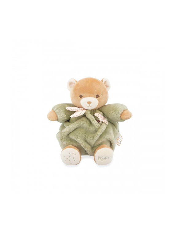 Peluche ours Patapouf Vert - 17 cm