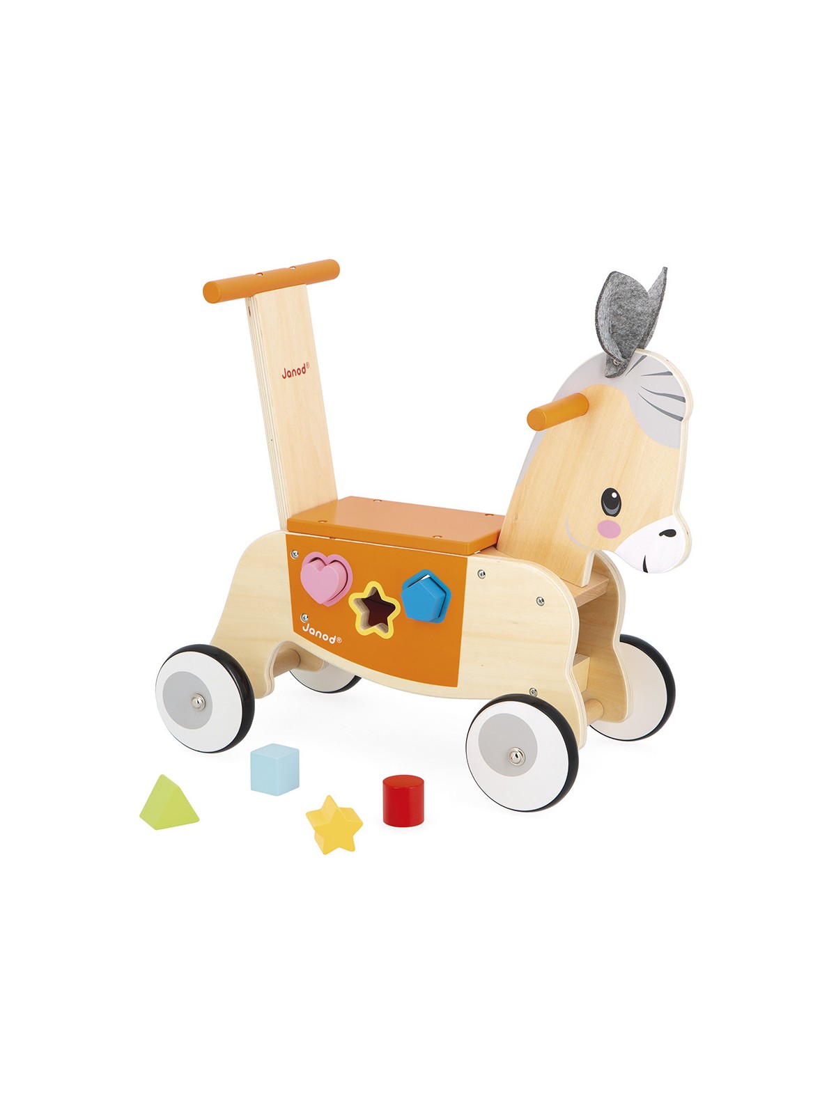 Porteur Âne en bois