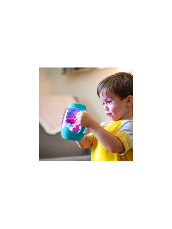 Bocal de jeu sensoriel bleu - Glo Pals