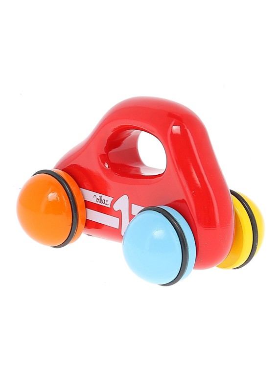 Voiture en bois, 1er âge - Modèle rouge