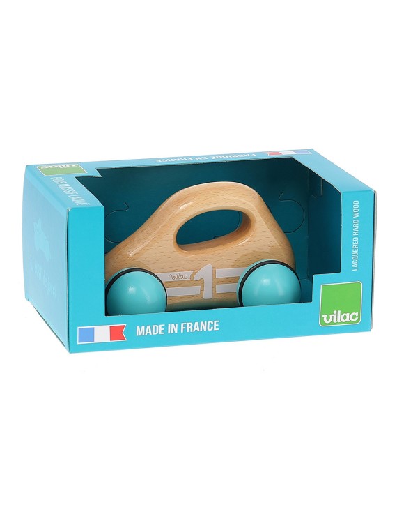 Voiture en bois, 1er âge - Modèle bois naturel