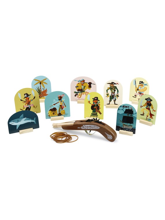 Pistolet à élastiques pirates