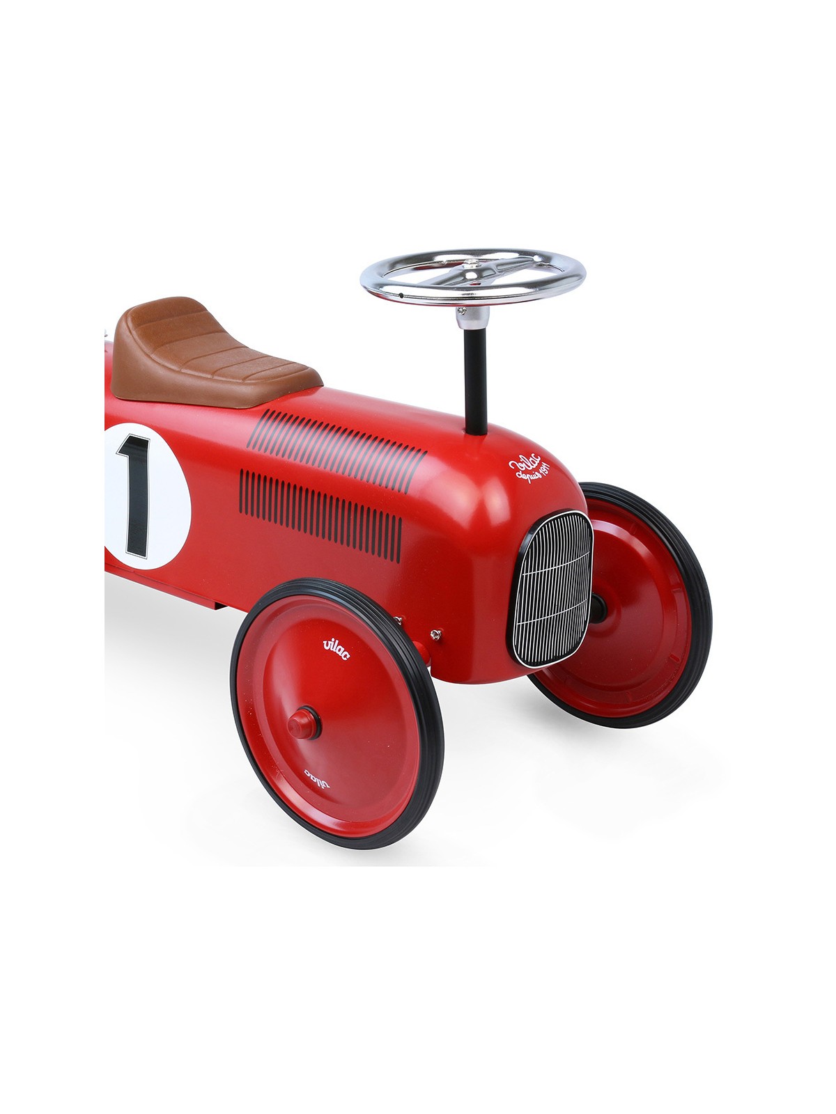 Porteur en métal, Vintage rouge