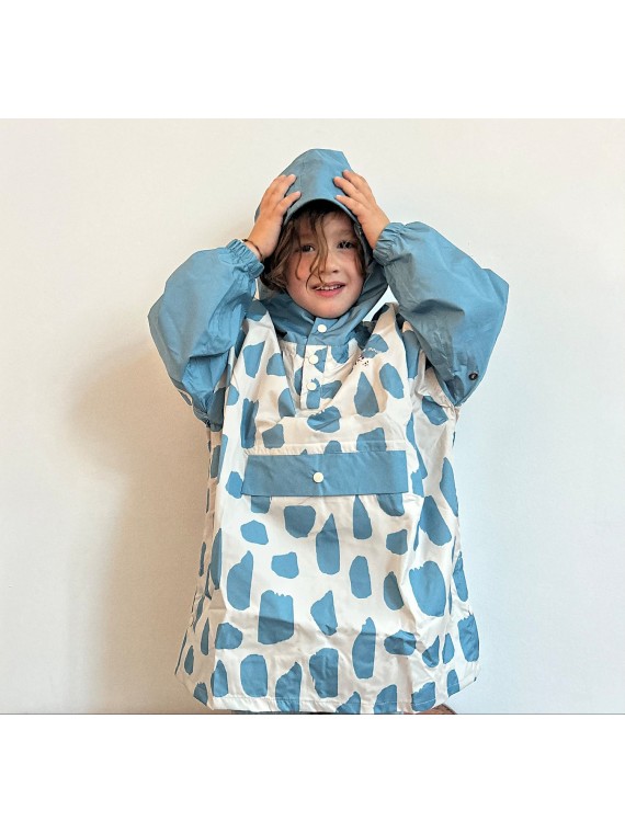 Poncho de pluie ICY BLUE  POULE PARTY 3- 6 ans