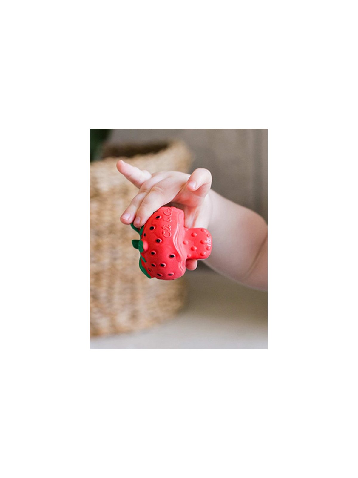 Anneau de dentition fraise