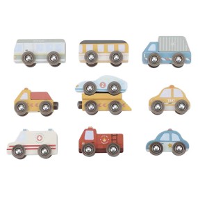 Ensemble de Véhicules en Bois