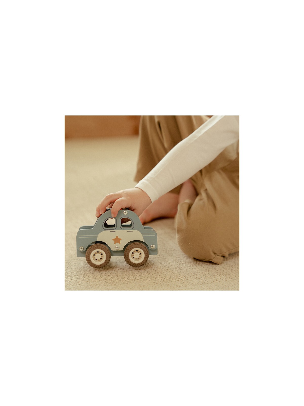 Voiture de Police en Bois